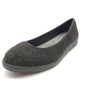 Soft Style Shoes Womens Paison Ballet Flats Black Cushioned Insole Comfort 8.5